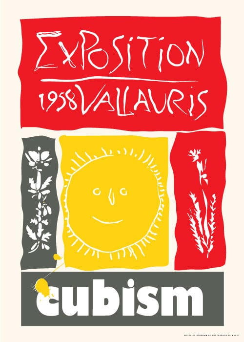 Picasso Vallauris Cubism Exhibition 1958 – Kunst