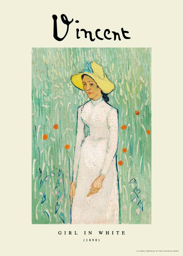 Van Gogh Girl In White – Kunst