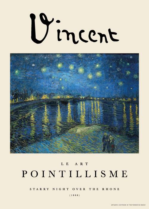Van Gogh Night Over Rhone – Kunst
