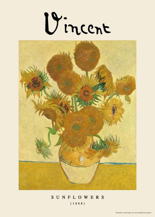 Van Gogh Yellow Sunflowers – Kunst