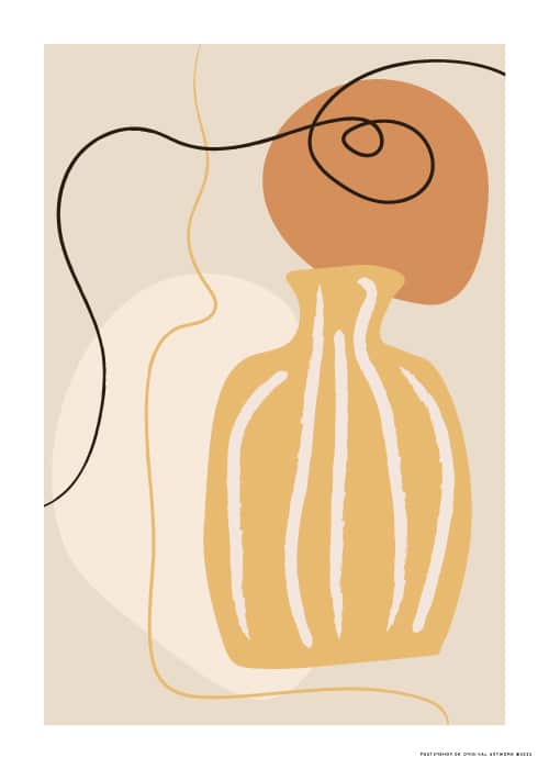 Vaso Giallo – Grafiske Plakater