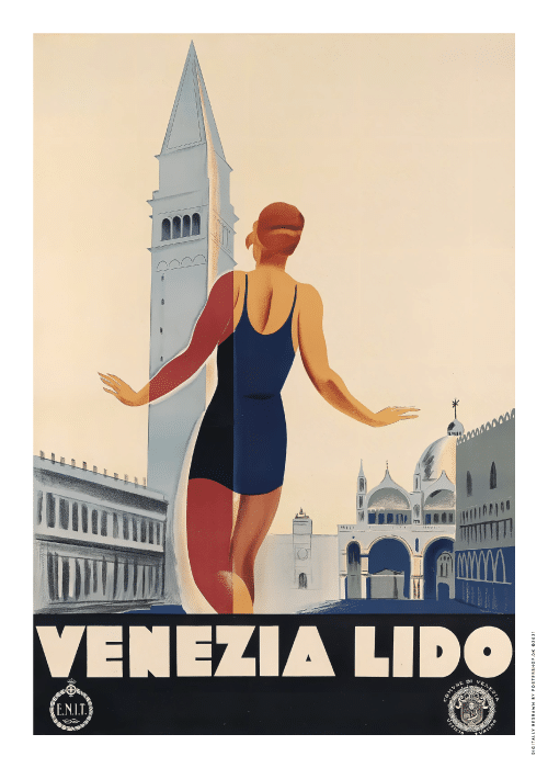 Venezia Lido – Vintage/Retro plakater