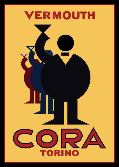 Vermouth Cora Torino – Vintage/Retro plakater