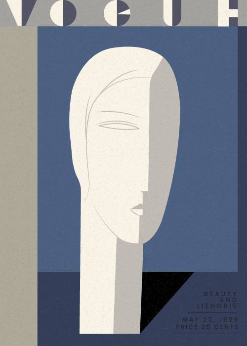 Vogue May 1929 – Vintage/Retro plakater