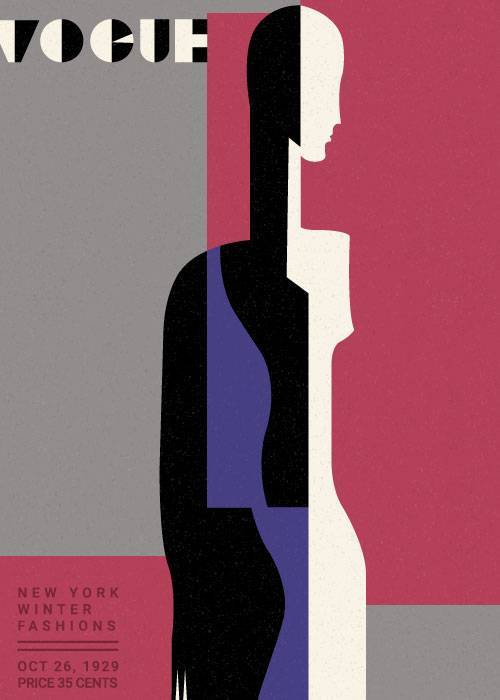 Vogue Oct 1929 – Vintage/Retro plakater