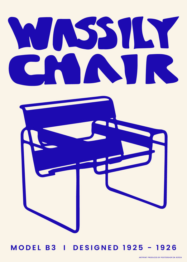 Wassily Chair B3 Blue – Kunst