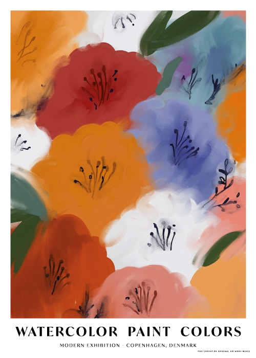 Watercolor Peonies – Kunst