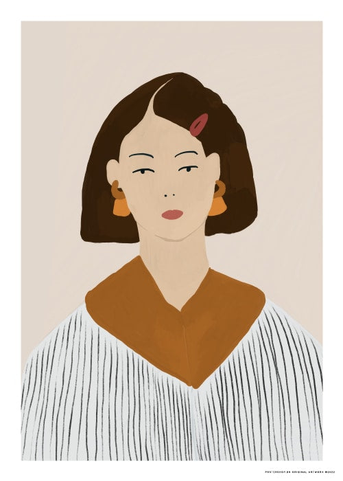 White Striped Shirt – Kunst