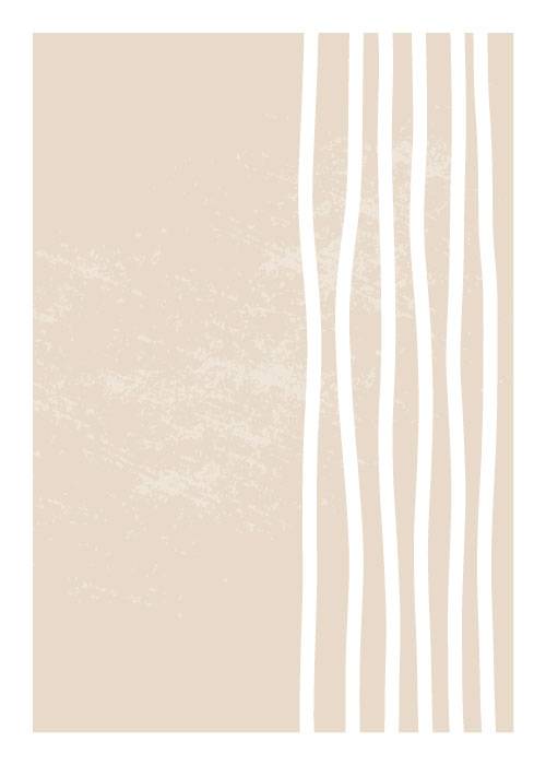 White Stripes No. 3 – Grafiske Plakater