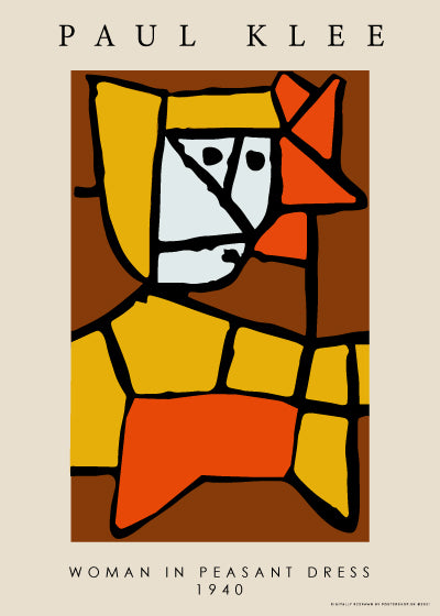 Woman In Peasant Dress Paul Klee – Kunst