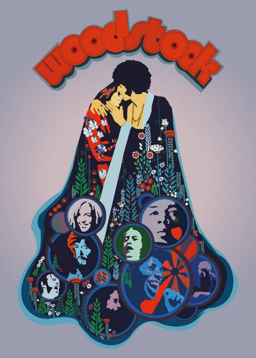Woodstock Icons – Vintage plakat
