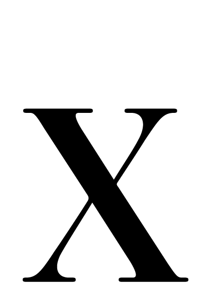 X, Poster – Tekstplakater