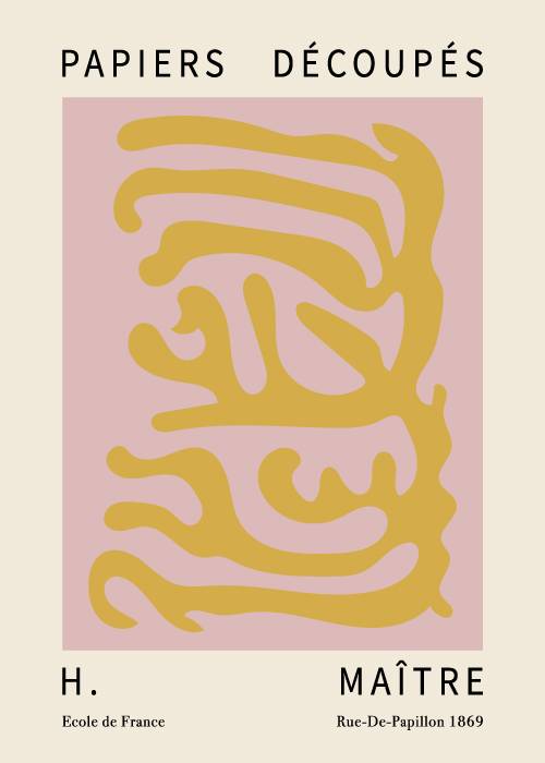 Matisse Yellow Rope Leaf – Kunst
