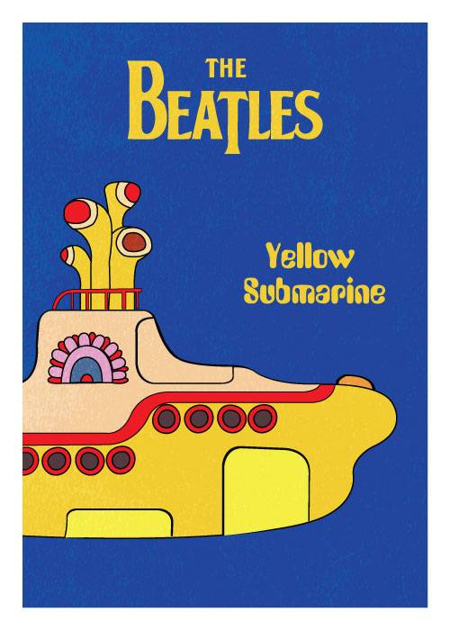 Yellow Submarine – Vintage/Retro plakater
