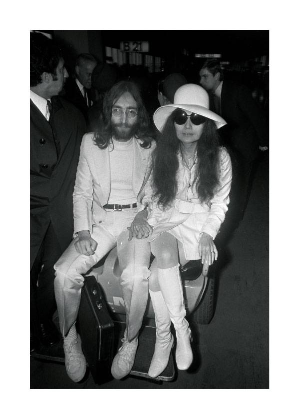 Yoko Ono & John Lennon Poster – Fotokunst