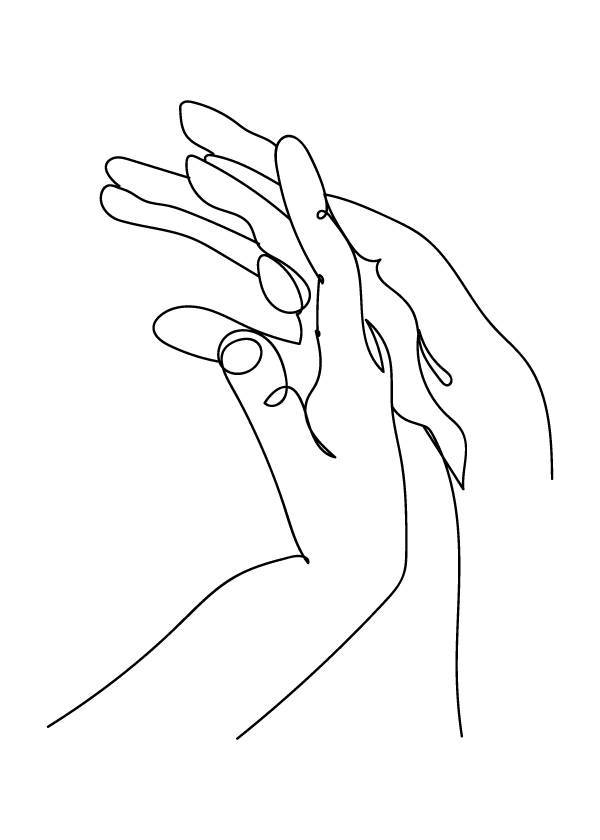 Braided Hands – Grafiske Plakater