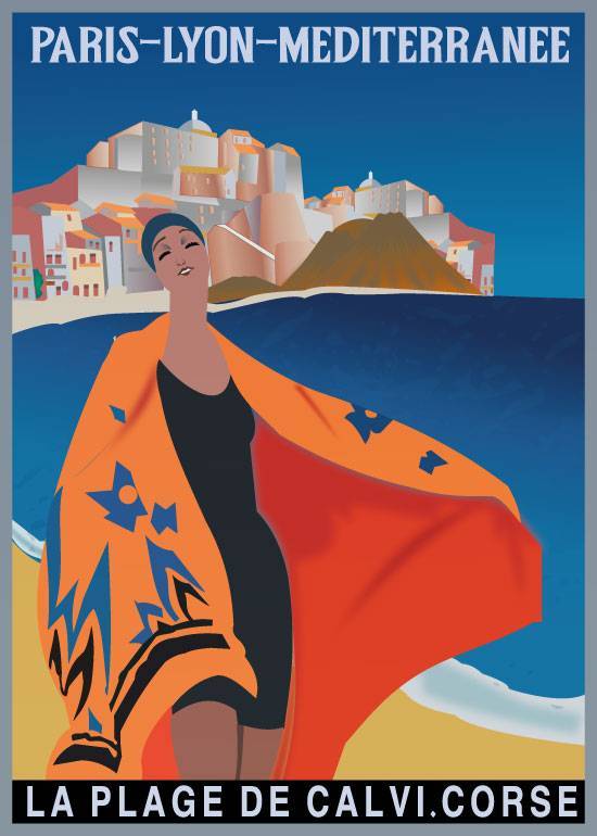 Calvi Corse – Vintage/Retro plakater
