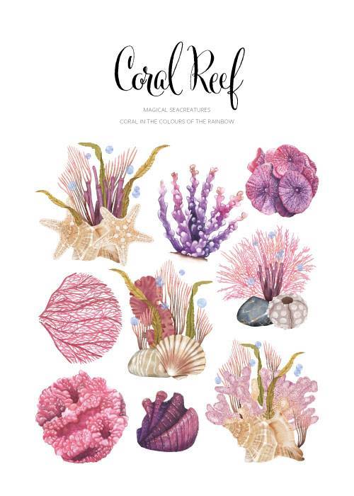 CORAL REEF – Børneplakater