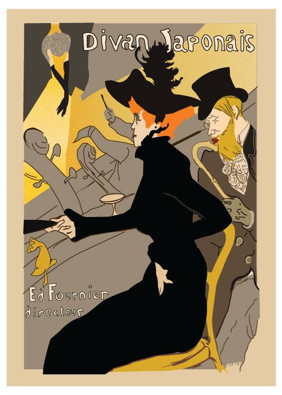 Divan Japonais – Vintage/Retro plakater
