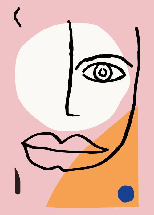 Drawn Abstract Features – Grafiske Plakater