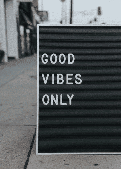 Good Vibes Only – Tekstplakater