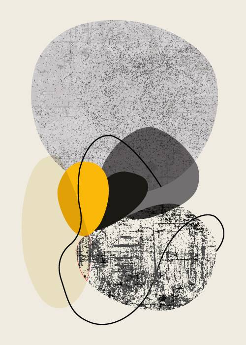 Grunge Paint Blots – Kunst