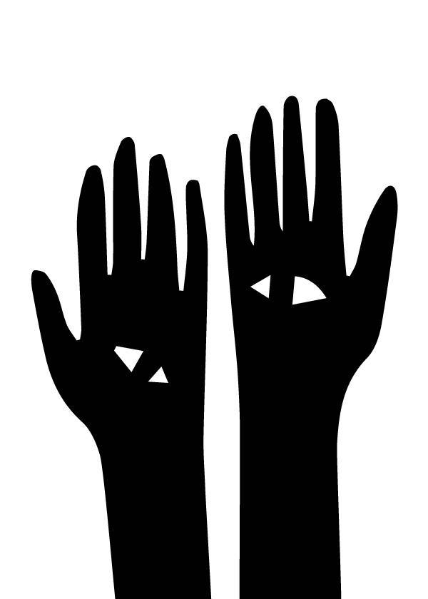 Hands Out – Graphic Posters