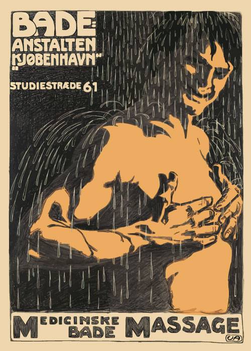 Badeanstalten Poster