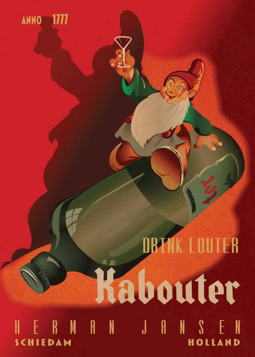 Herman Jansen Kabouter – Vintage/Retro plakater