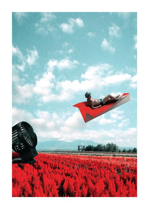 Flying Vacation – Digital Art
