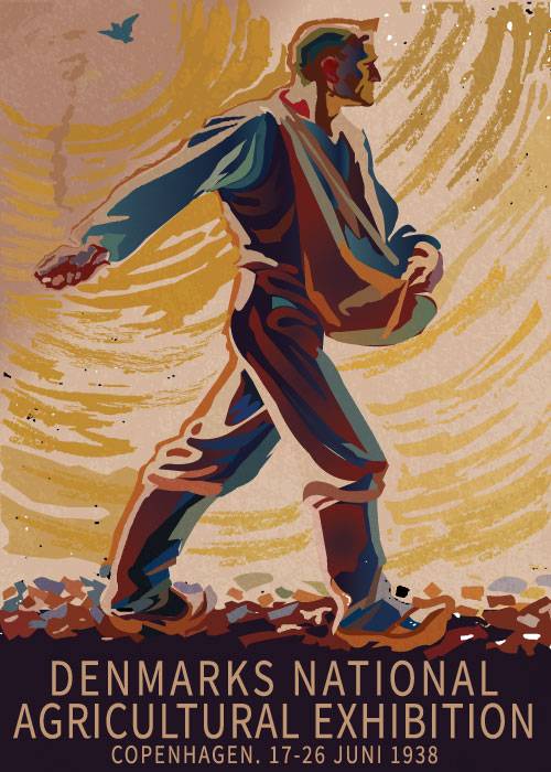 Denmark Agricultural Exhibition – Vintage/Retro plakater
