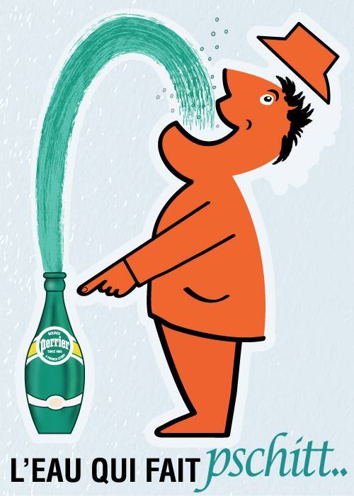 L'eau Qui Fait Pschitt – Vintage/Retro plakater