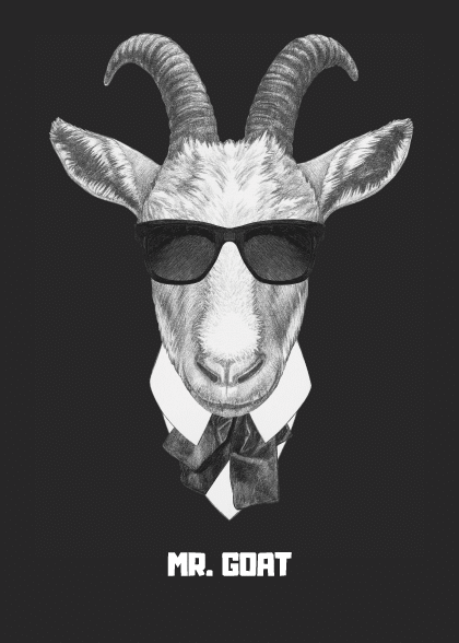Mr. Goat – Grafiske Plakater