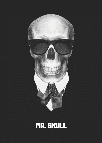Mr. Skull – Grafiske Plakater