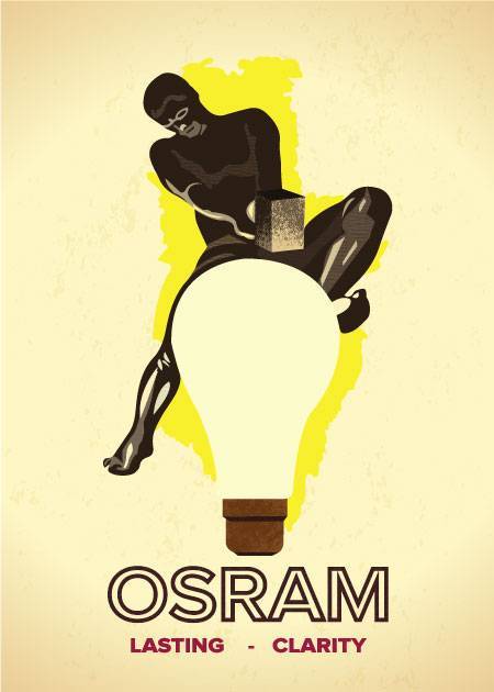 Osram – Vintage/Retro plakater