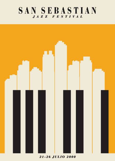 San Sebastian Jazz Festival – Vintage/Retro plakater