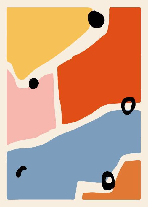 Seperate Colorblocks – Kunst