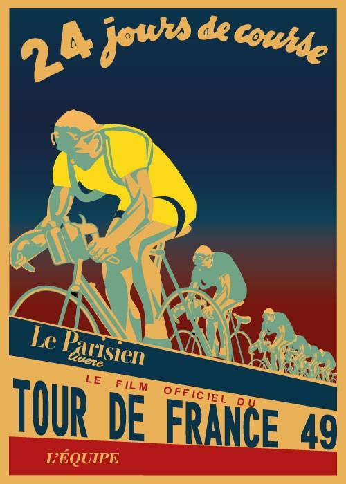 Tour De France 1949 – Vintage/Retro plakater