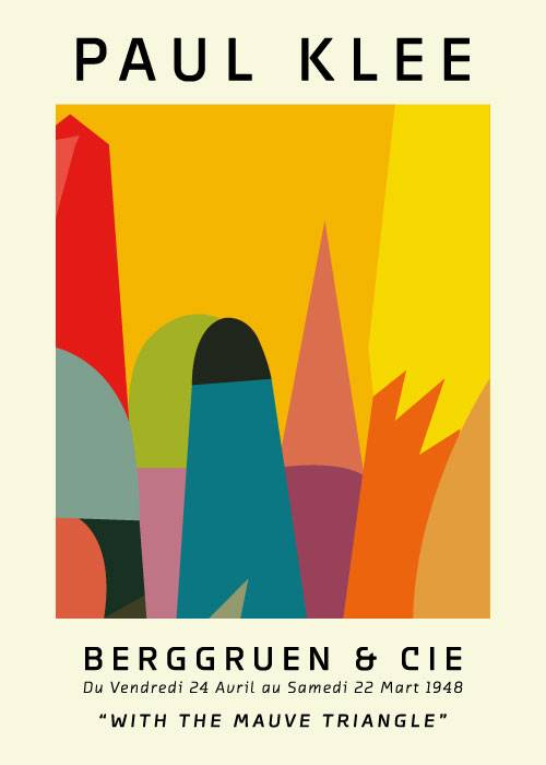 With The Mauve Triangle – Kunst