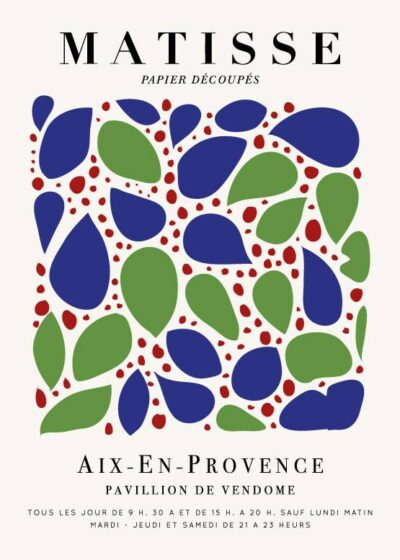 Henri Matisse kunstplakat "Ivy in Flower" fra Postershop.dk