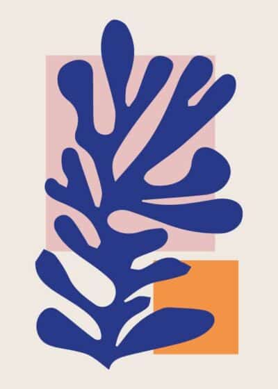 Original Postershop kunstplakat "Matisse Pattern No. 2" inspireret af Henri Matisse