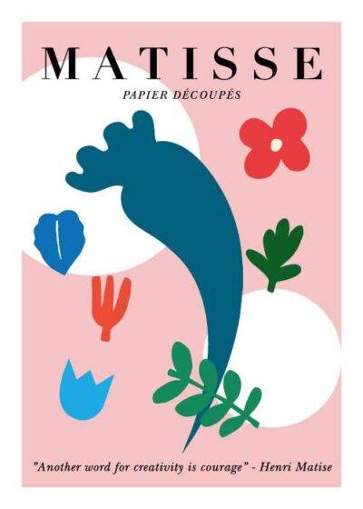 Henri Matisse kunstplakat "Creative Leaves" fra Postershop.dk