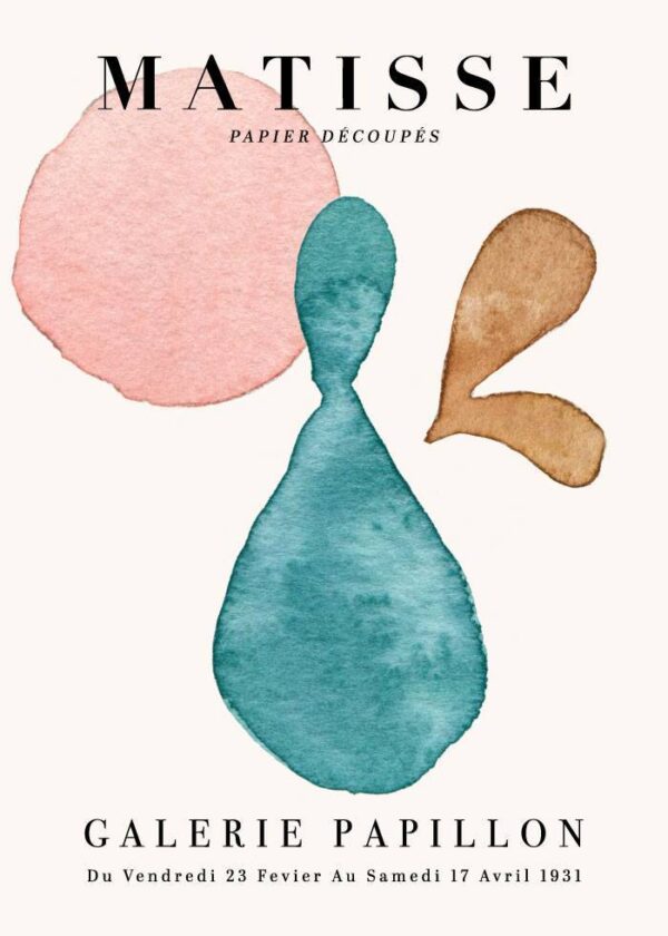 Henri Matisse kunstplakat "Blue Vase" fra Postershop.dk
