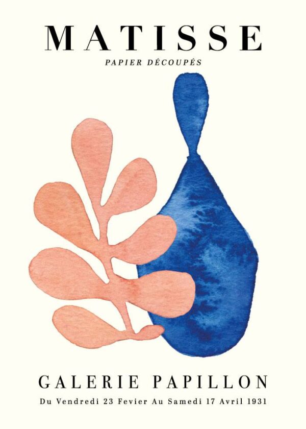 Henri Matisse kunstplakat "Peachy Leaf" fra Postershop.dk