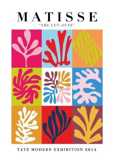 Henri Matisse kunstplakat "The Cut-Outs" fra Postershop.dk